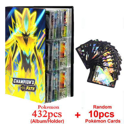 New Pokemon Album Book 540/432 Pieces Anime Characters Game Card Favorites Pokemon Christmas Gift