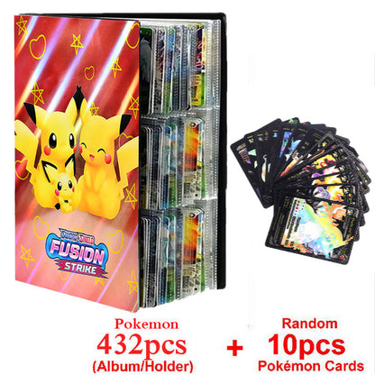 New Pokemon Album Book 540/432 Pieces Anime Characters Game Card Favorites Pokemon Christmas Gift