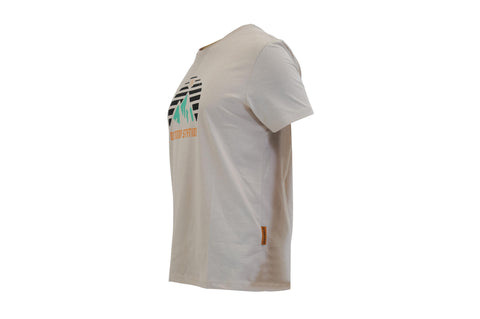 ODS T-Shirt Mountain Print Cotton Beige Men