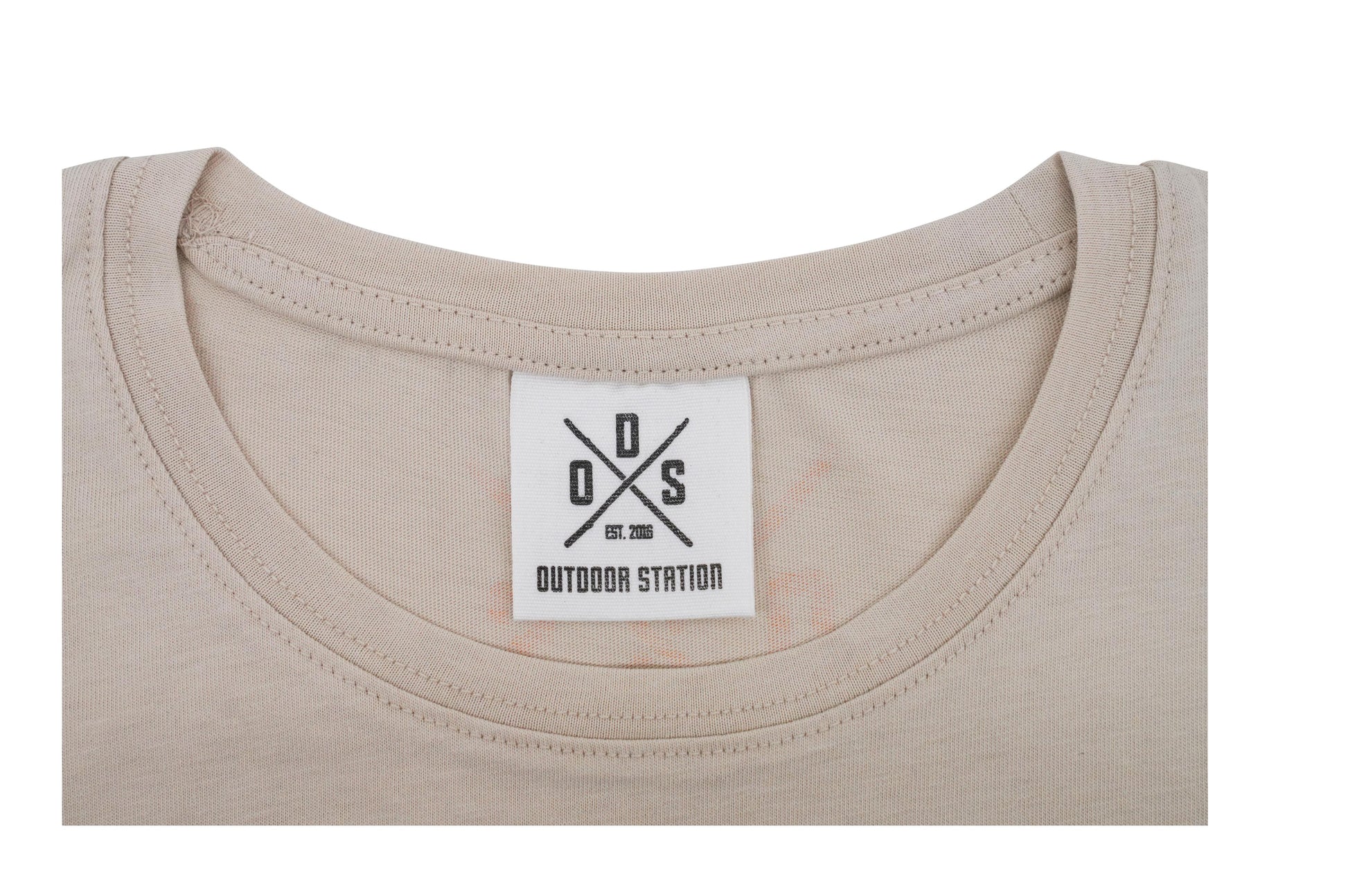ODS T-Shirt Mountain Print Cotton Beige Woman M