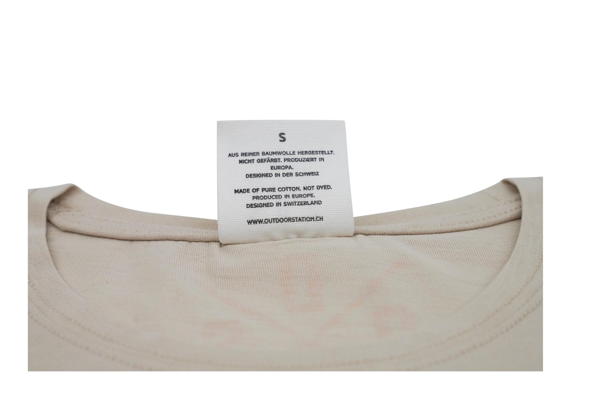 ODS T-Shirt Mountain Print Cotton Beige Woman M