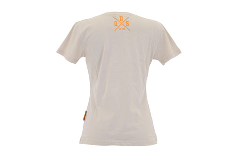ODS T-Shirt Sun Print Cotton Beige Woman S