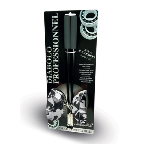 PRO DIABOLO ROULEMENT BILLE MOUCHETE NOIR ET BLANC