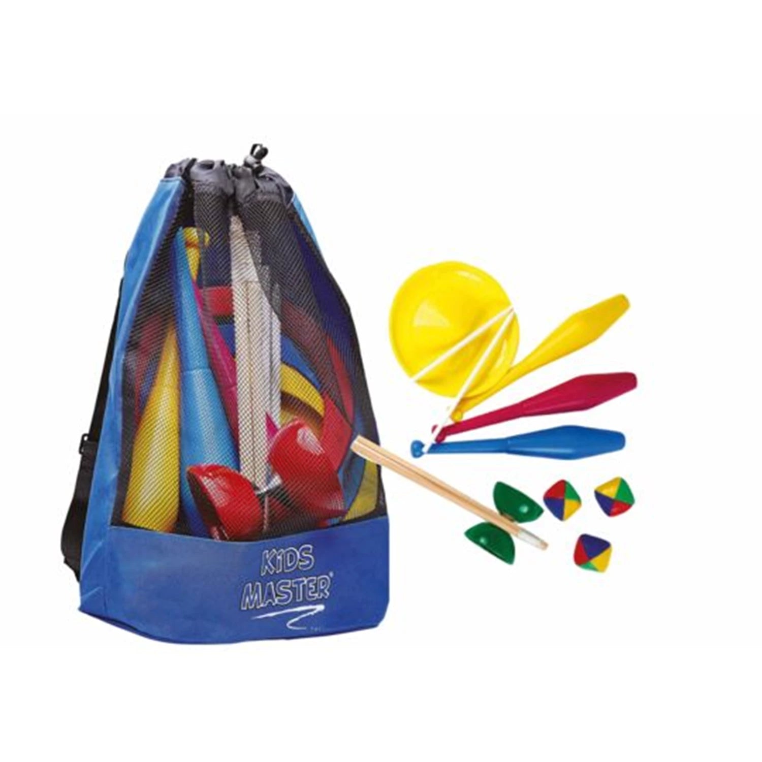 KIDS MASTER SAC A DOS 4 ACCESSOIRES DE JONGLERIE (DIABOLO, M