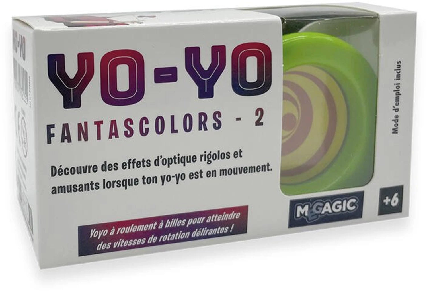 YOYO FANTASMATIQUE ASSORTIMENT 6 COULEURS