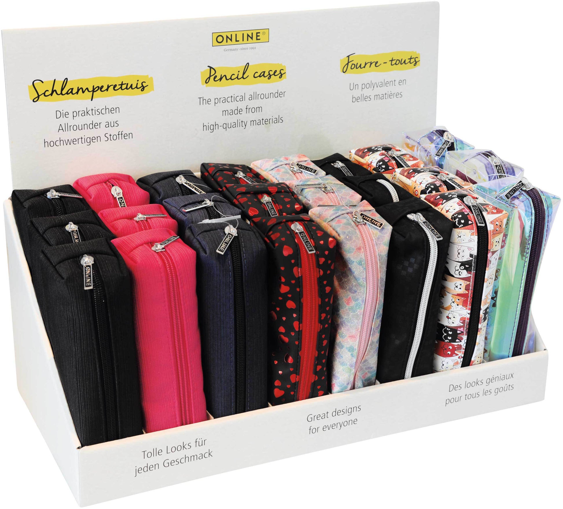 ONLINE Display Schlamperetui 07949/24 assortiert 24 Stück