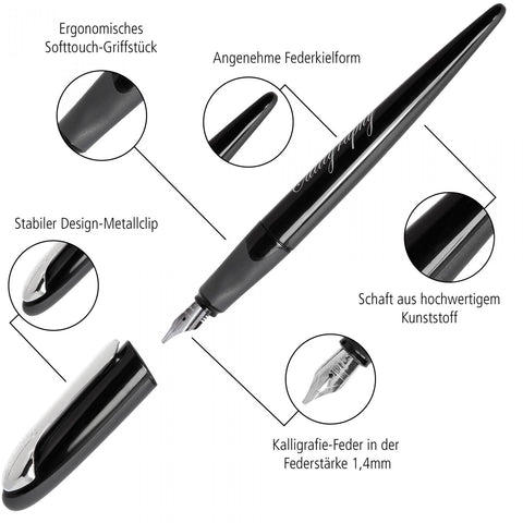 ONLINE Füllhalter Set Air 10010 Black