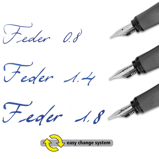 ONLINE Füllhalter Set Air 10010 Black