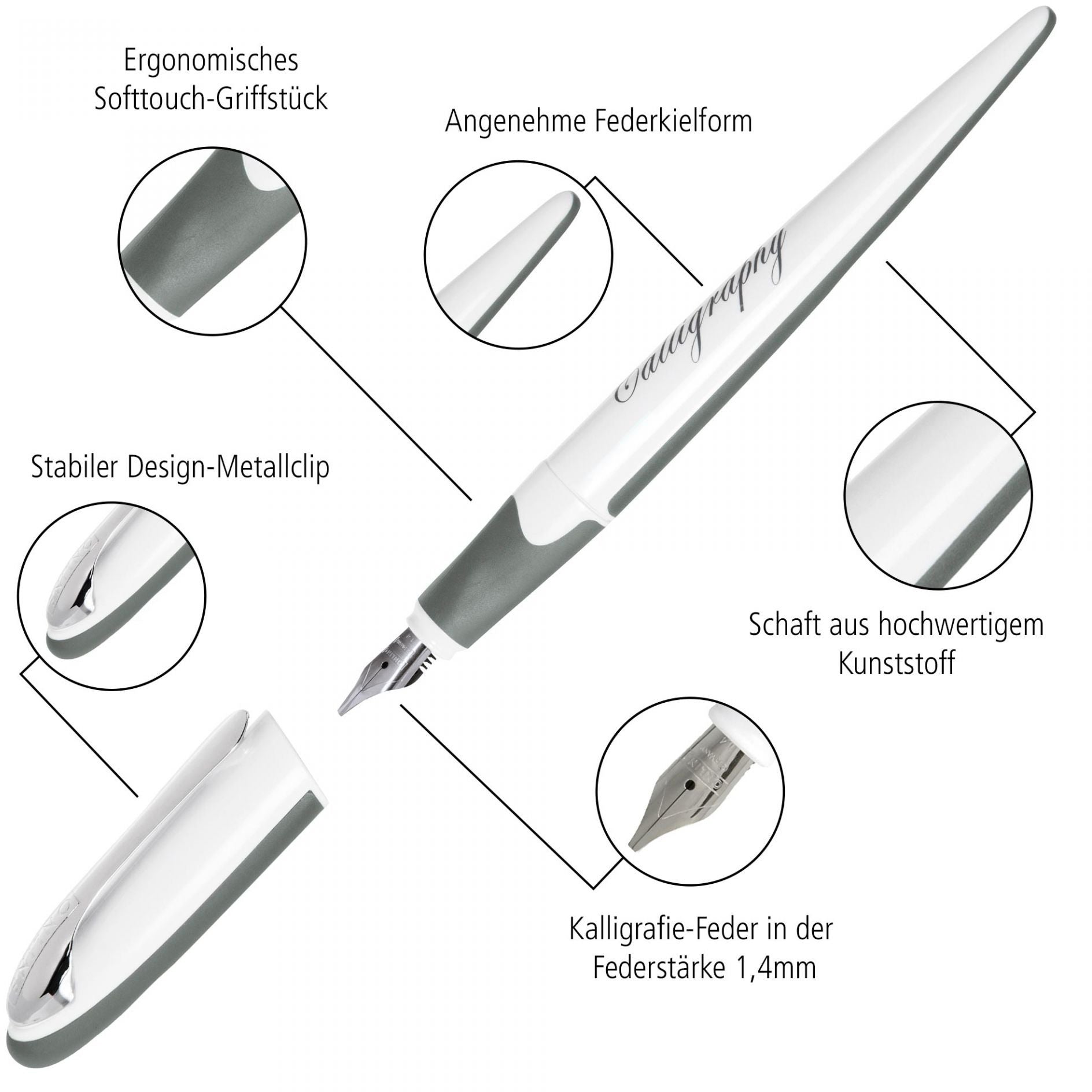 ONLINE Füllhalter Set Air 10011 white