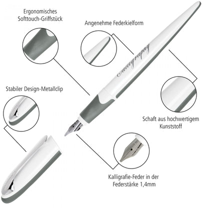 ONLINE Füllhalter Set Air 10011 white