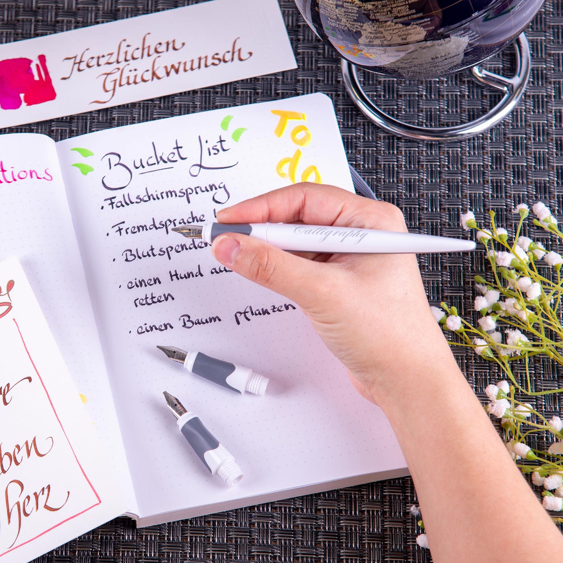 ONLINE Füllhalter Set Air 10011 white