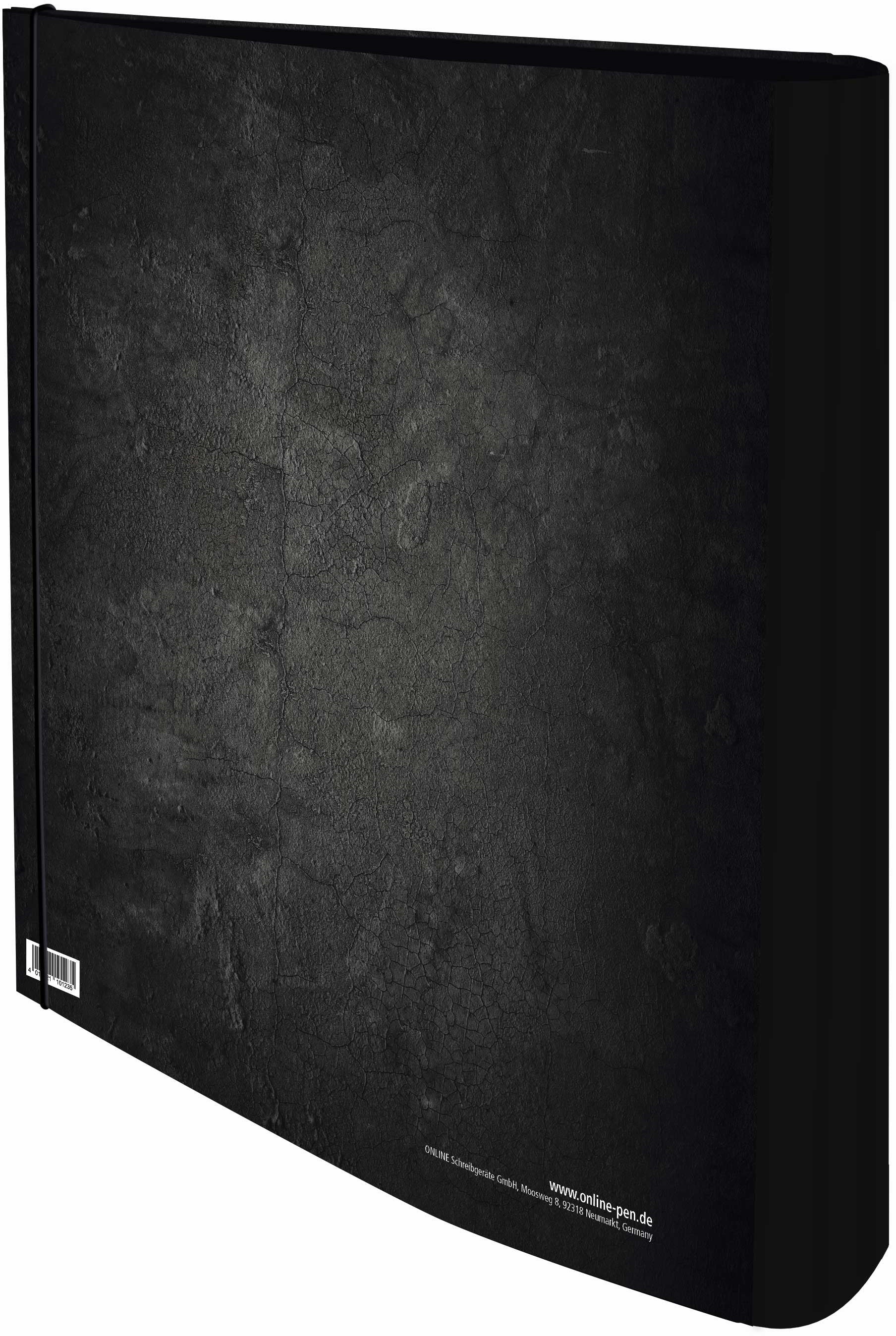 ONLINE Ordner Schwarz 7cm 10123/6 mit Gummiband