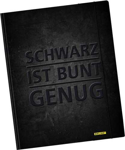 ONLINE Gummizugmappe A4 10124/6 Schwarz