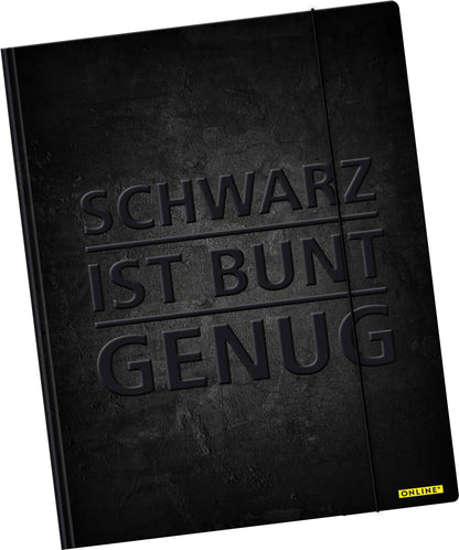 ONLINE Gummizugmappe A3 10125/6 Schwarz