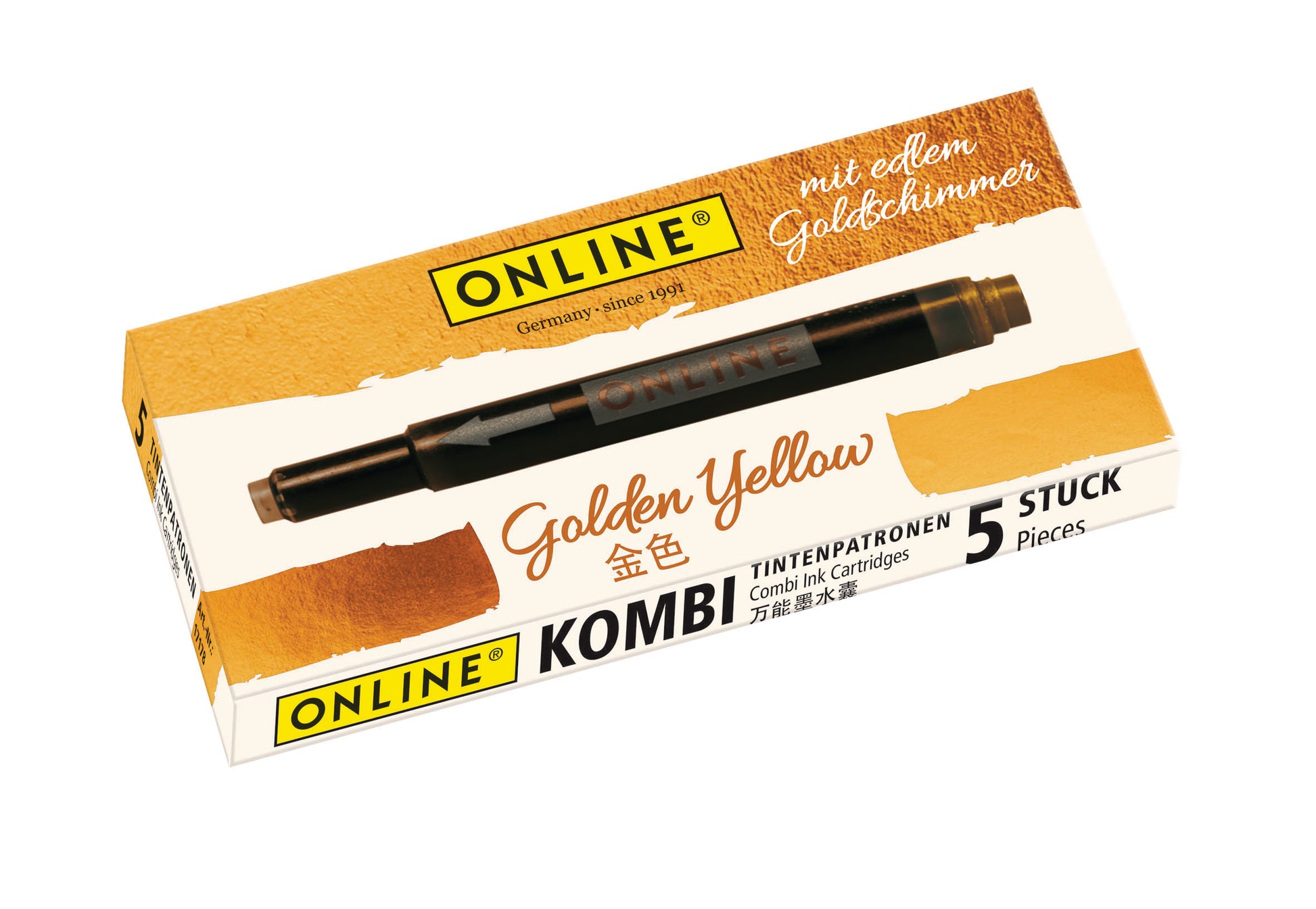 ONLINE Tintenpatrone Kombi 17178/12 golden yellow