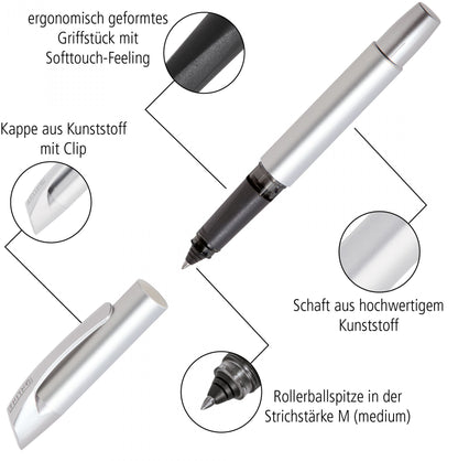 ONLINE Patrone Tintenroller 0.7mm 61152/3D Soft Black