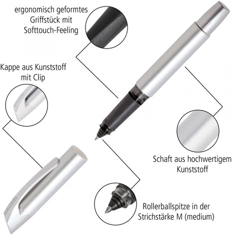 ONLINE Patrone Tintenroller 0.7mm 61152/3D Soft Black