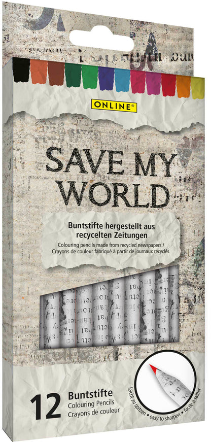 ONLINE Buntstifte Save My World 7920 12 Stück