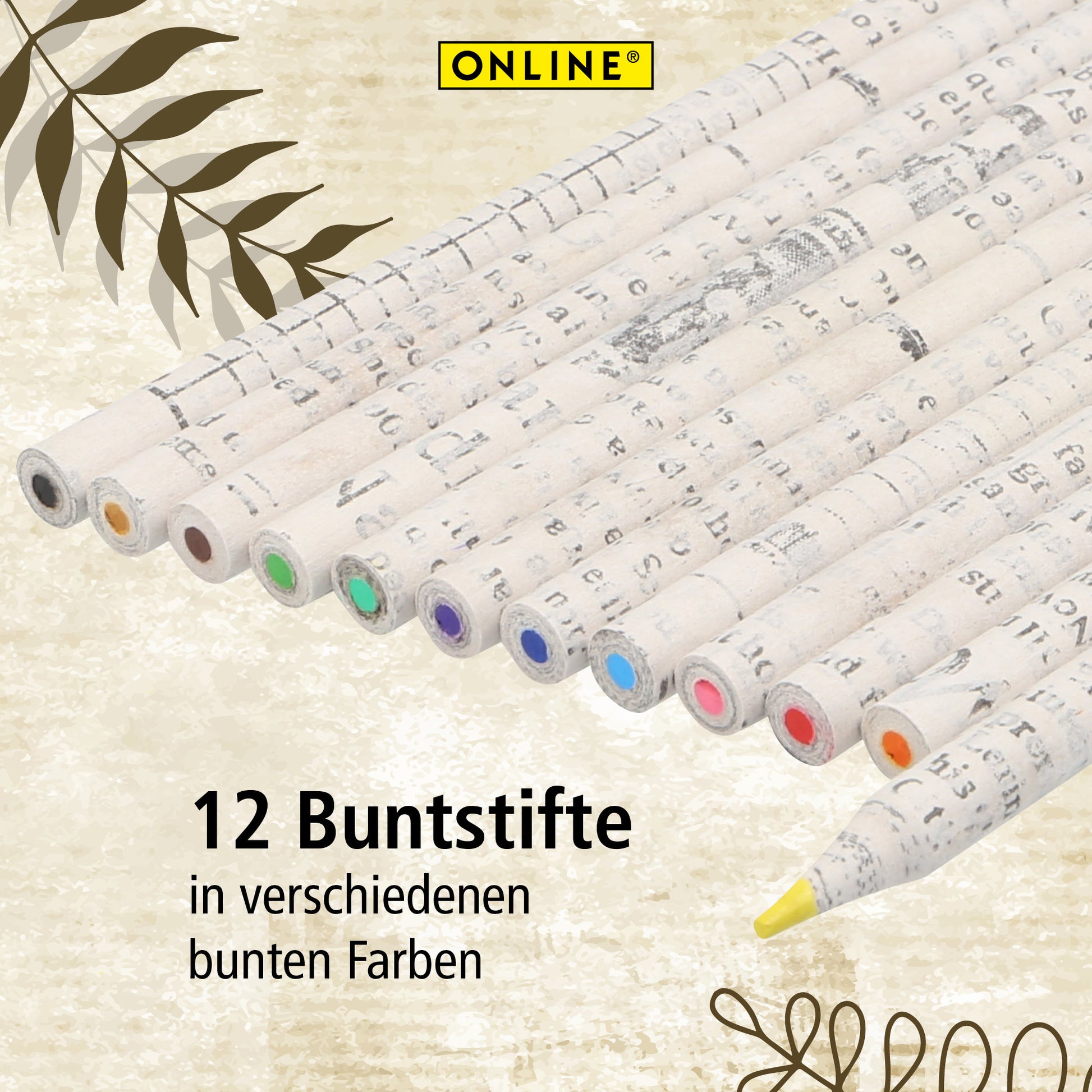 ONLINE Buntstifte Save My World 7920 12 Stück