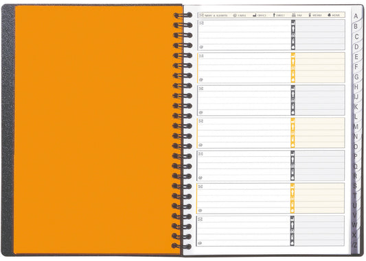 OXFORD Adressbuch International A5 100103165 Motiv grau,lini. 80g 72 Blatt