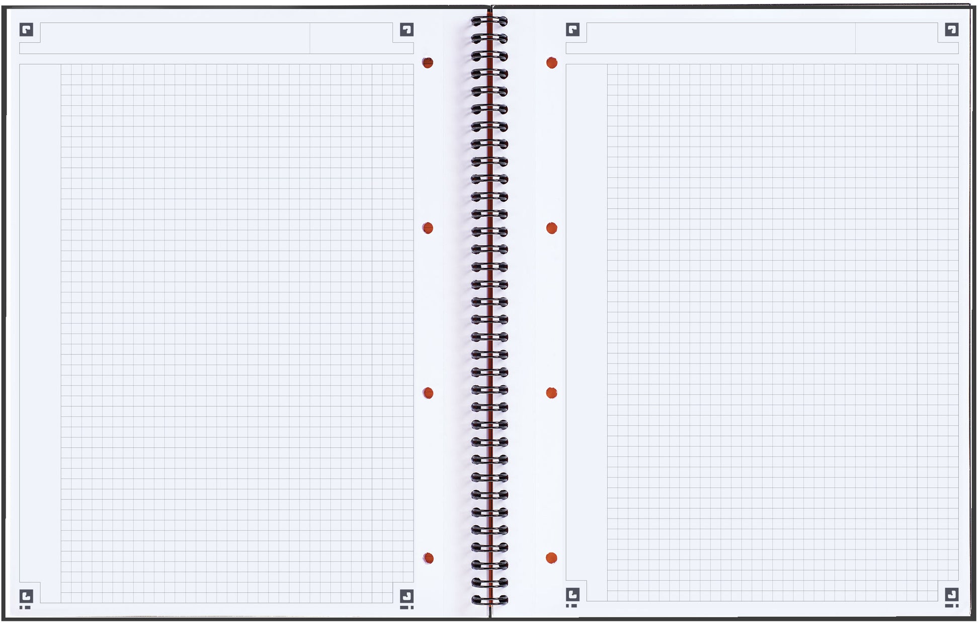 OXFORD Spiralbuch A4+ 100103664 kariert 5mm, 80g 80 Blatt