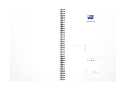 OXFORD Essentials Spiralheft 100105406 A4, kariert 90 Blatt, ass.