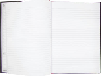 OXFORD Buch Black 'n Red A4 400047606 liniert, 90g 96 Blatt