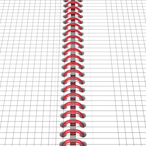 OXFORD Buch Black 'n Red A4 400047609 kariert, 90g 70 Blatt