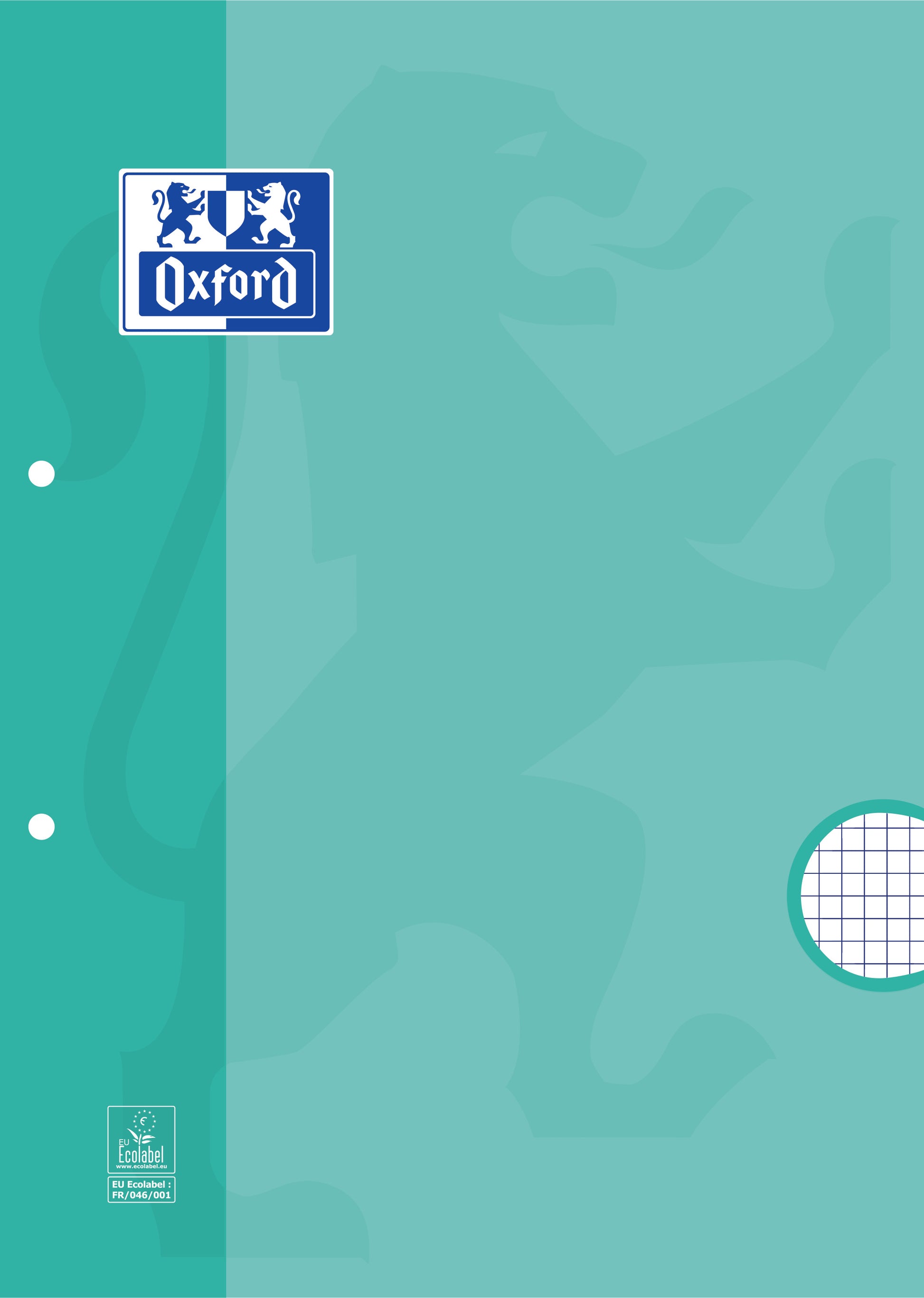 OXFORD Notizblock A4 400075509 kariert 5mm, ass. 100 Blatt