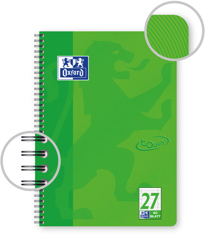 OXFORD Collegeblock Touch A4+ 400086494 liniert, 90g 80 Blatt