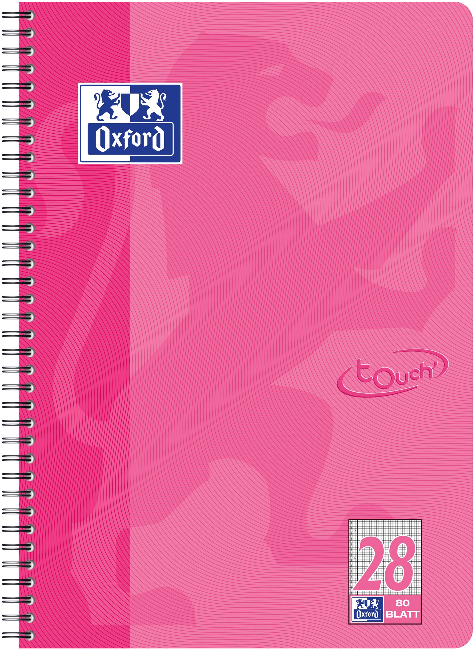 OXFORD Collegeblock Touch A4+ 400086496 kariert, 90g 80 Blatt