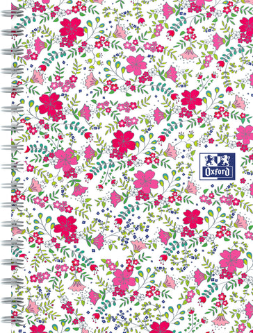OXFORD Collegeblock ForMe Floral A6 400094826 kariert 5x5mm, 90g 50 Blatt