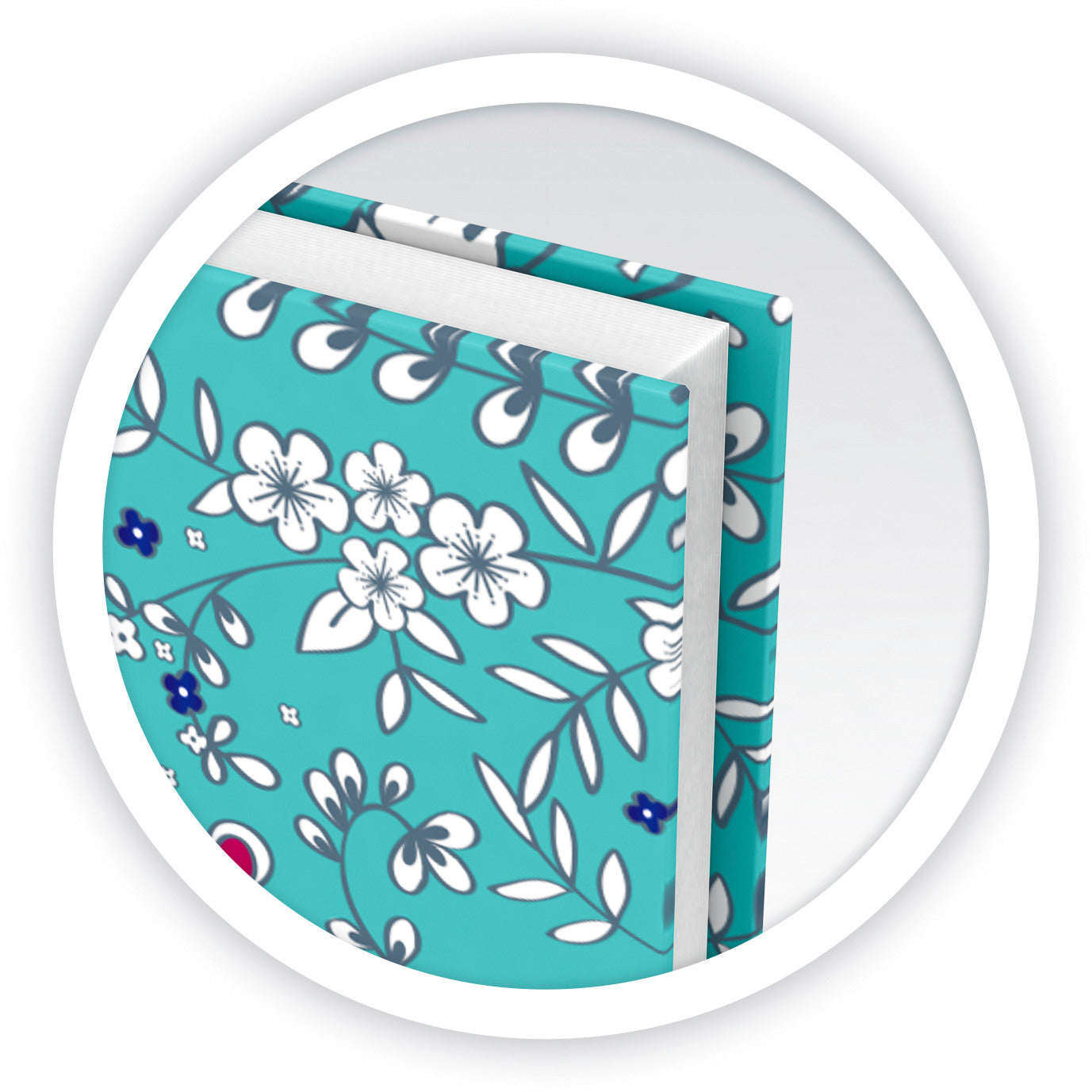 OXFORD Spiralbuch ForMe Floral A5 400094953 liniert 7mm, 90g 60 Blatt