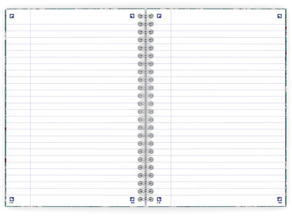 OXFORD Spiralbuch ForMe Floral B5 400094959 liniert 7mm, 90g 60 Blatt