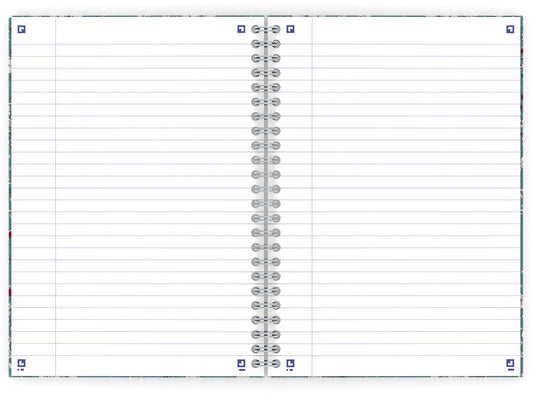 OXFORD Spiralbuch ForMe Floral B5 400094959 liniert 7mm, 90g 60 Blatt