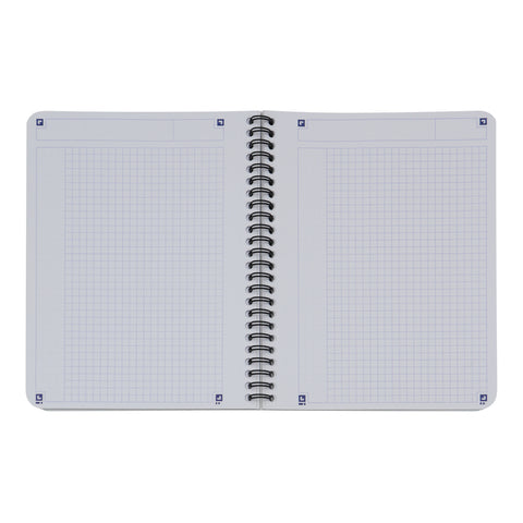 OXFORD Touch Spiralheft 400104100 A5, kariert 70 Blatt, blau