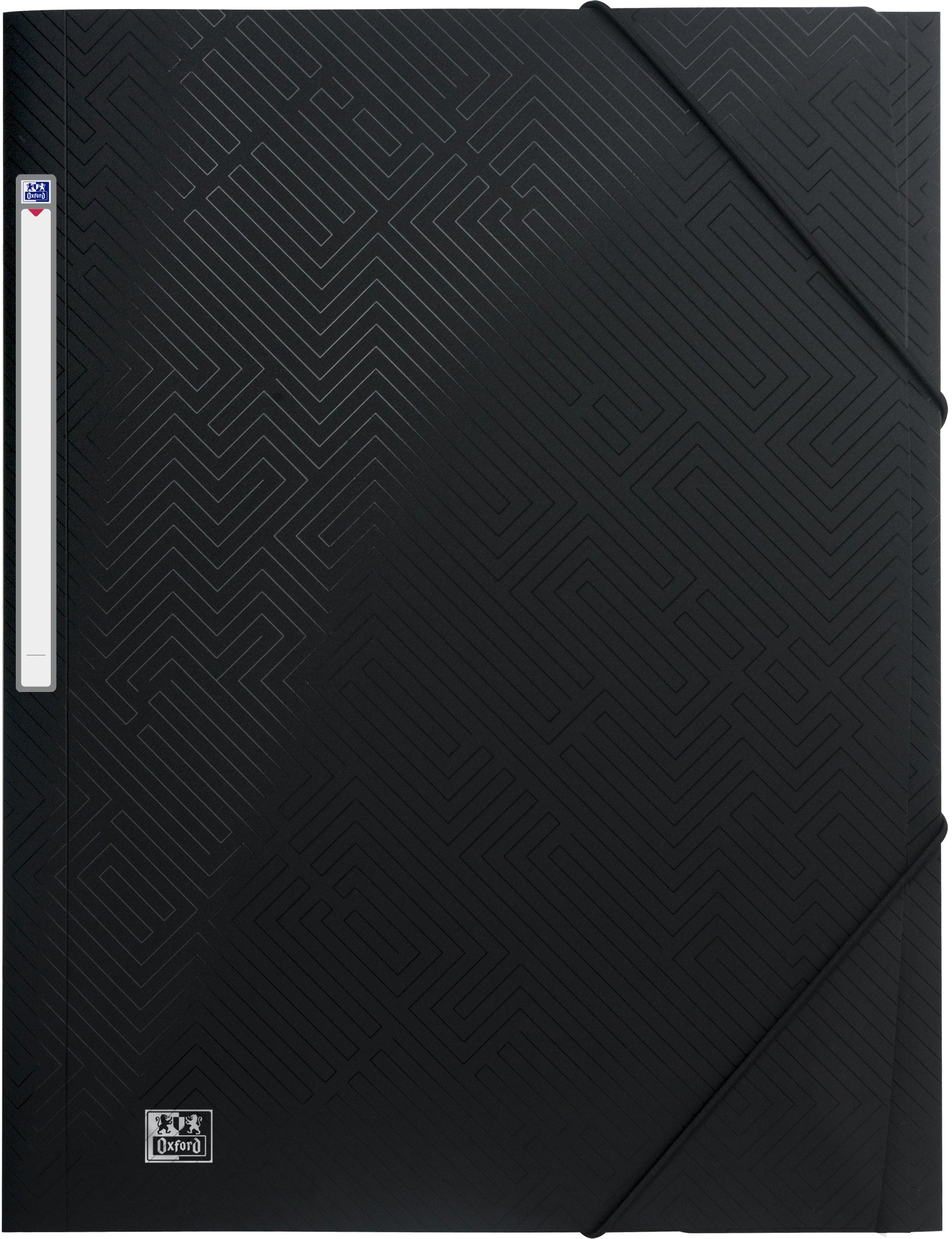OXFORD Gummibandmappe Urban 24x32cm 400104347 schwarz, 150 Blatt