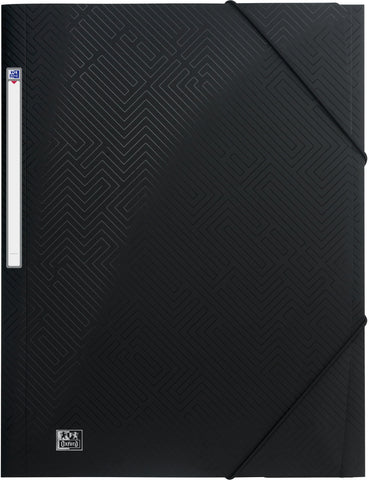 OXFORD Gummibandmappe Urban 24x32cm 400104347 schwarz, 150 Blatt