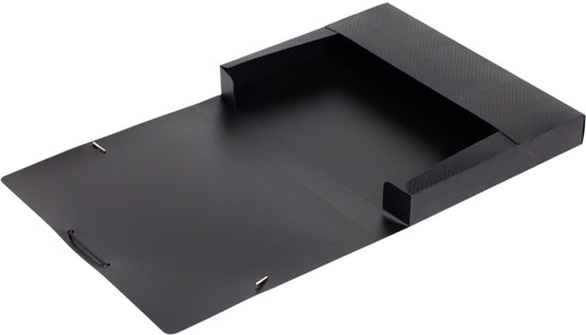 OXFORD Gummibandmappe Urban 24x32cm 400104371 schwarz, Füllhöhe 4cm