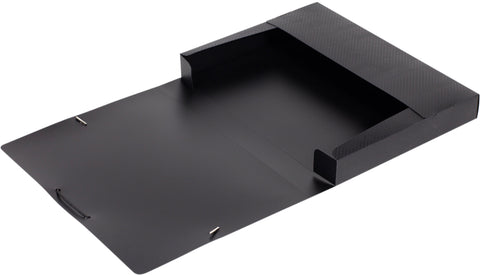 OXFORD Gummibandmappe Urban 24x32cm 400104371 schwarz, Füllhöhe 4cm