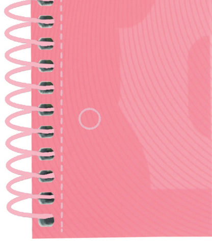 OXFORD Spiralbuch A4+ 400117272 kariert 5mm past.rosa 80 Blatt