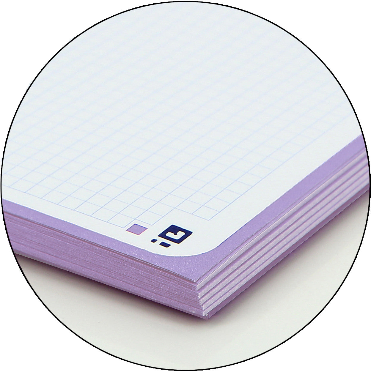 OXFORD Spiralbuch A4+ 400117273 kariert 5mm past.lila 80 Blatt
