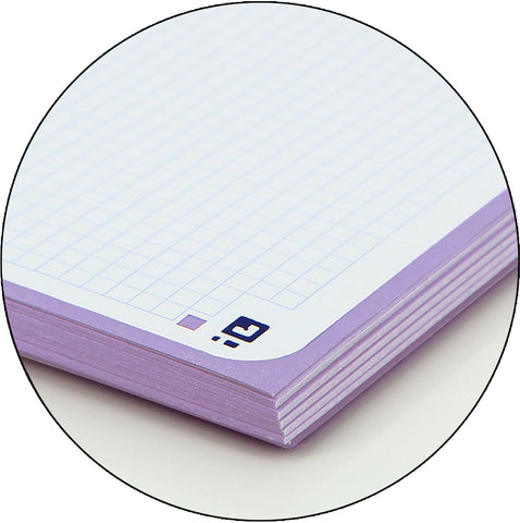 OXFORD Spiralbuch A4+ 400117273 kariert 5mm past.lila 80 Blatt