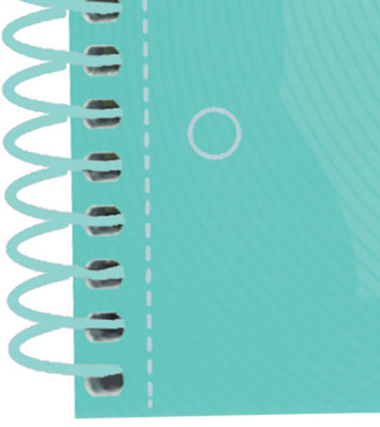 OXFORD Spiralbuch A4+ 400117274 kariert 5mm past.mint 80 Blatt