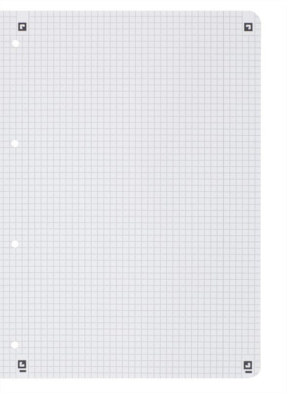 OXFORD Collegeblock Touch A4+ 400121610 schwarz, kariert 90g 80 Blatt