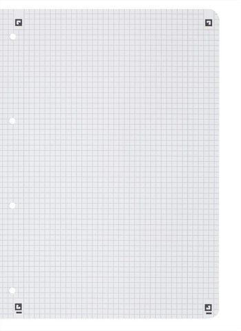 OXFORD Collegeblock Touch A4+ 400121610 schwarz, kariert 90g 80 Blatt