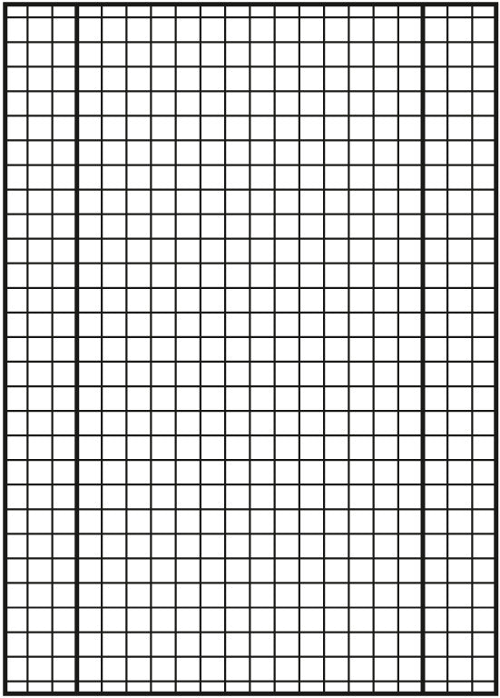 OXFORD Collegeblock Touch A4+ 400121610 schwarz, kariert 90g 80 Blatt