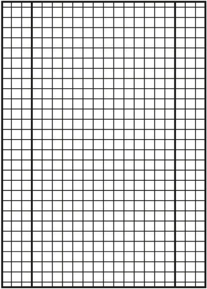 OXFORD Collegeblock Touch A4+ 400121610 schwarz, kariert 90g 80 Blatt