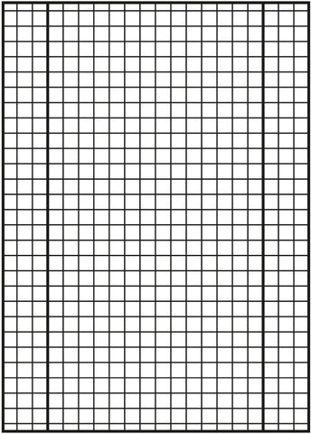 OXFORD Collegeblock Touch A4+ 400121610 schwarz, kariert 90g 80 Blatt