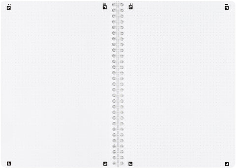 OXFORD Collegeblock SCRIBZEE A4+ 400132378 dotted, grünblau 80 Blatt